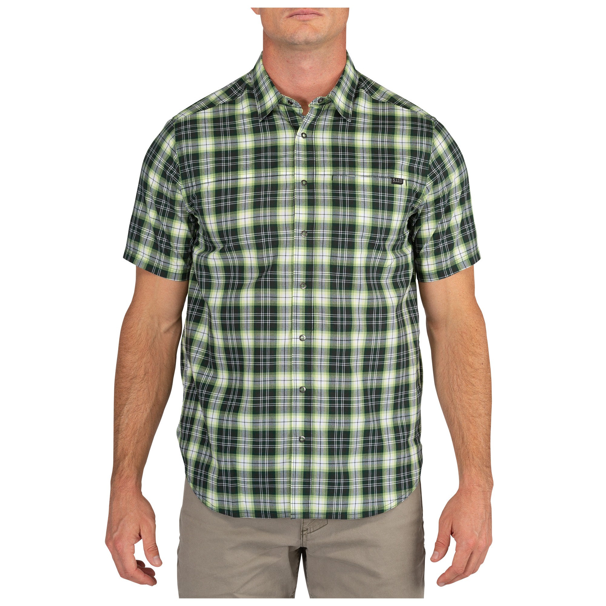 5.11 Tactical Men's Hunter Plaid Short Sleeve Shirt