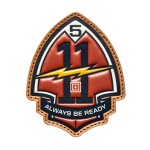 5.11 Tactical Bolt And Arrowhead Patch (Red)