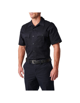 5.11 Tactical Men's Mens Stryke Class A PDU Twill Short Sleeve Shirt (Midnight Navy)