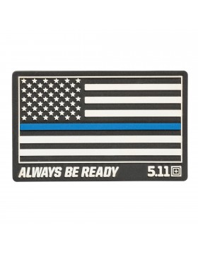 5.11 Tactical Thin Blue Line Rubber Patch