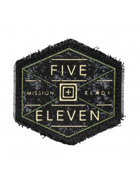 5.11 Tactical Mission Plaque Patch (Black)