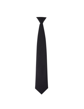 MEN'S BLACK BREAK AWAY CLIP ON TIE