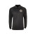 Men's 100% Polyester Charcoal Class B Utility Polo - Long Sleeve