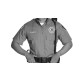 Men's Ergo Stretch Nickel Gray Ripstop Poly/Cotton Short Sleeve Class B Utility Shirt